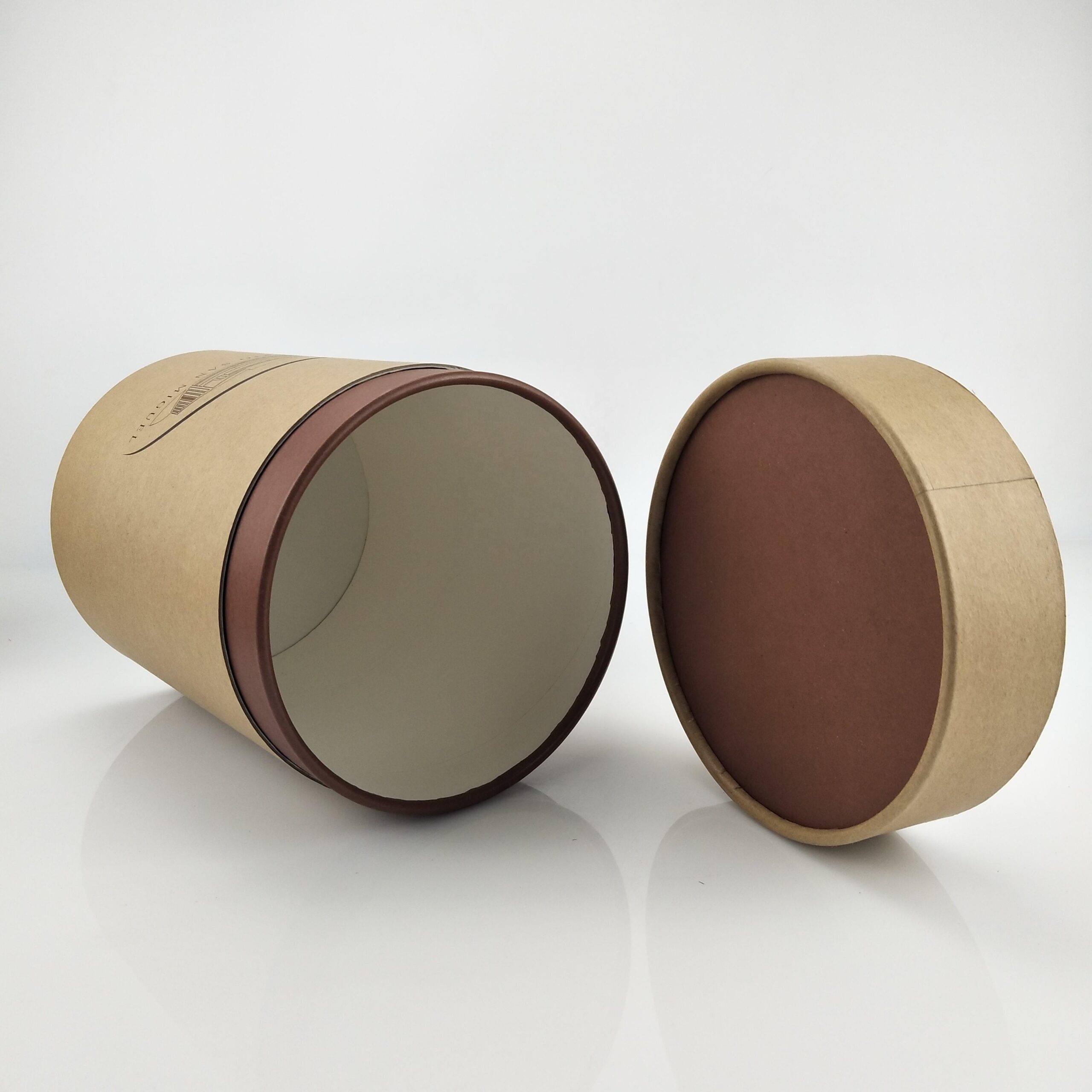 Cardboard cylinder box High-end texture gift boxes packaging candle paper tube - 图片 3