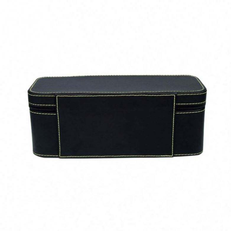 Custom luxury high-grade pu leather jewelry box portable pu jewellery box - Image 4