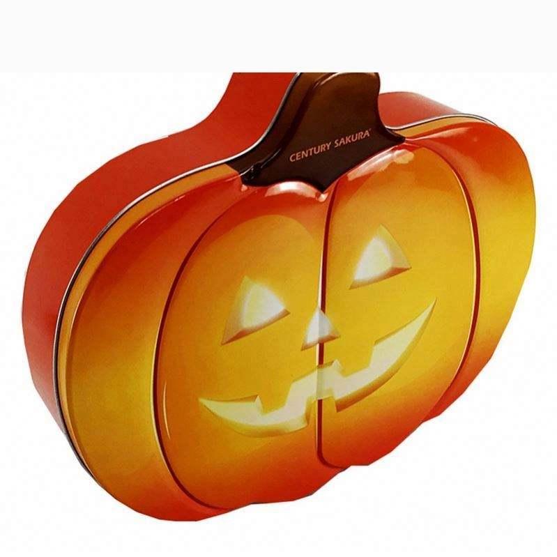 Creative Pumpkin Shaped Tin Box Halloween Candy Packaging Box Halloween Chocolate Packaging Tin Box Halloween Gift Tin Packaging - Image 2
