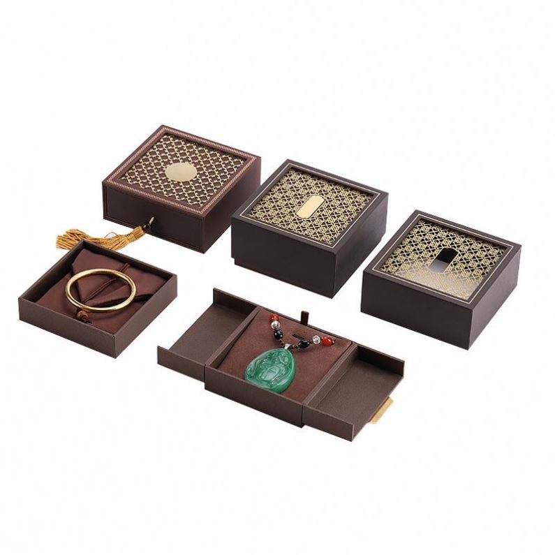 Personalized jewellery paper box creative cardboard jewellery box packaging custom - Image 3