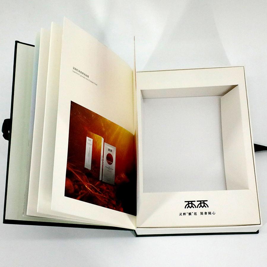 Customized Flip Top Premium Gift Box Hard Green Ribbon Book Shaped Gift Box for Bridesmaid Present Packaging - 图片 4