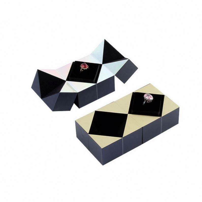 Personalized Cardboard puzzle jewelry box paper jewelry box packaging with logo - Image 5