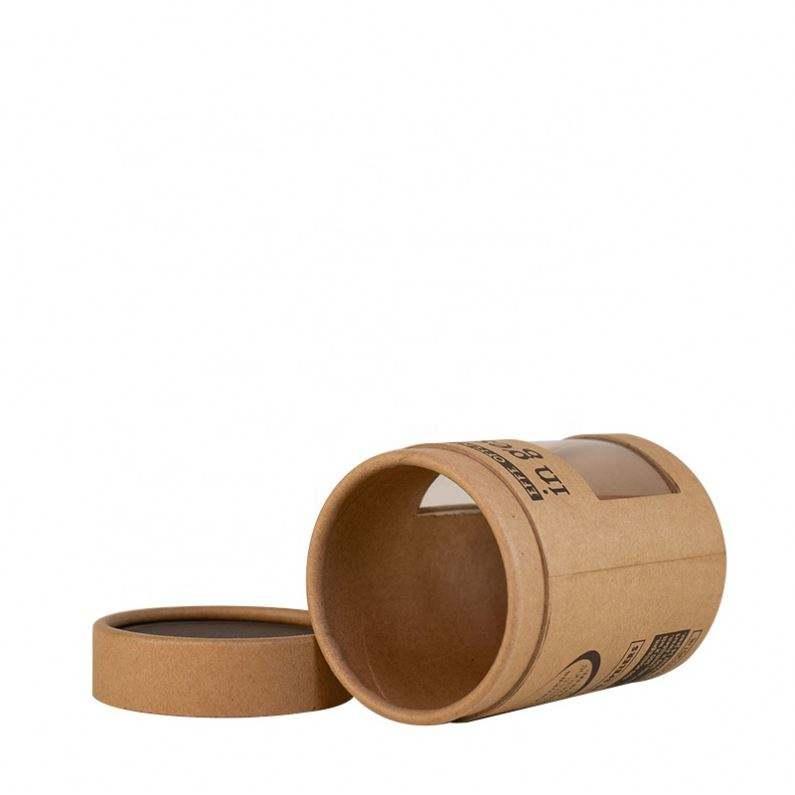 Food grade cylinder round cardboard box coffee tea gift box biodegradable paper tubes tea bag packaging box for tea - 图片 3