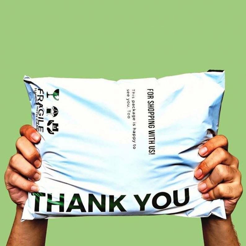 Custom Green Biodegradable mailing bag compostable mailing bags 100% Recyclable Poly Mailer with logo - Image 2