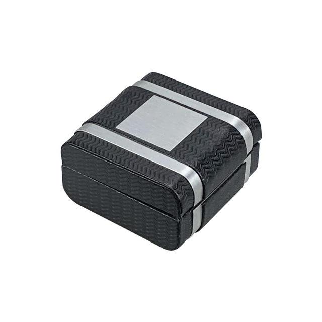 square wedding earring ring pop color black gift storage show wooden high gloss luxury handmade decoration wood jewelry box - Image 3