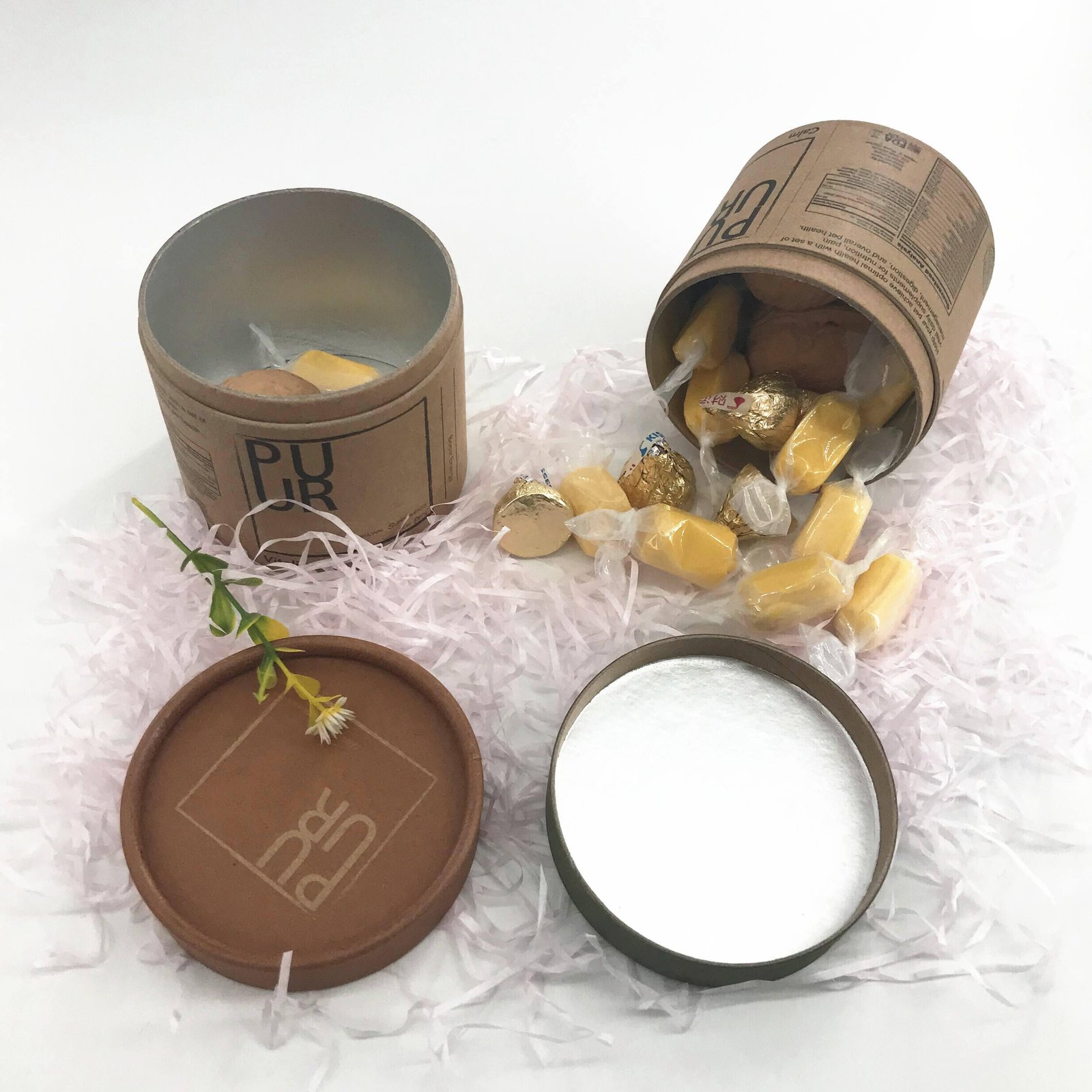Professional Custom Eco Friendly Recycled Paper Core Round Cylinder Food Grade Coffee Tea Box Cardboard Paper Tubes - 图片 7