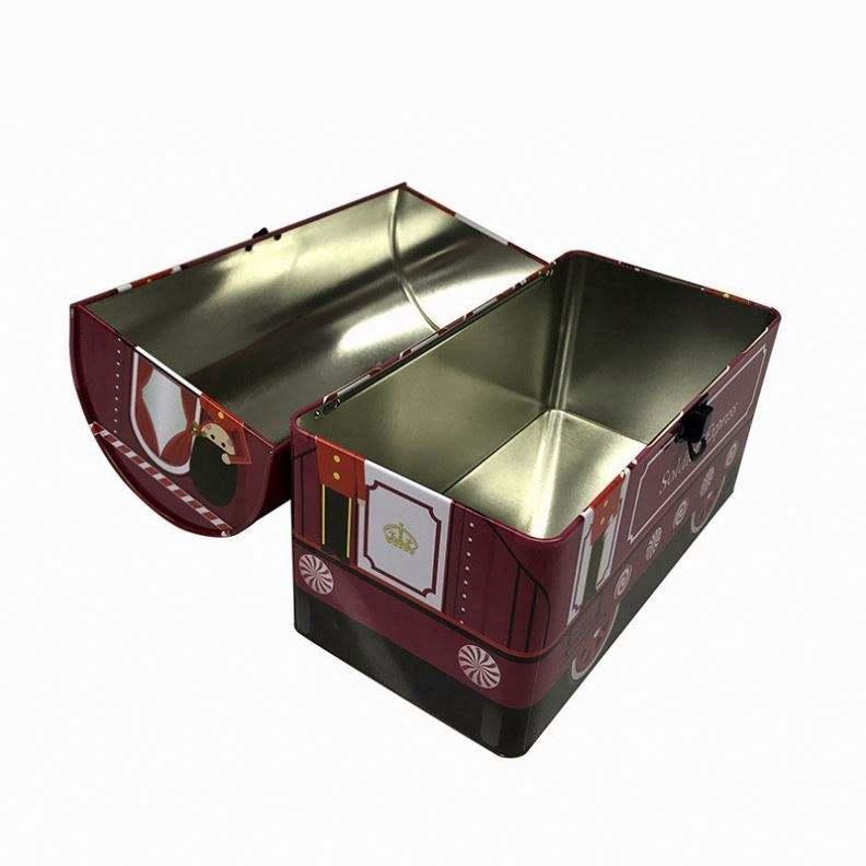 Customize Printing Clamshell Tin Box Soldier Express Gift Packaging Big Storage Portable Metal Box Tinplate Packaging - 图片 4