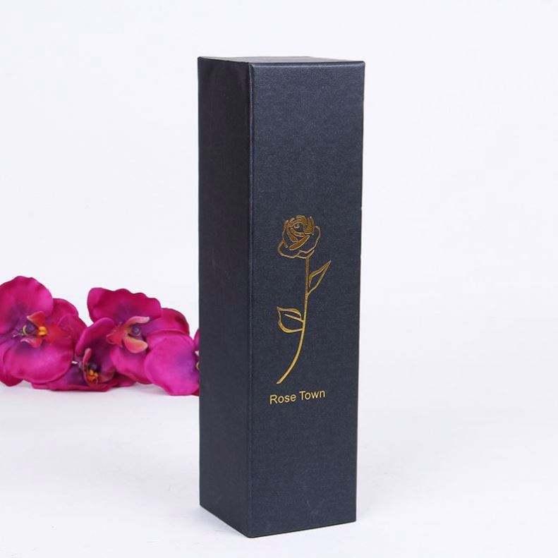 Creative Gold Stamping Gift Paper Box Custom Logo Perfume Watch High Grade Packaging Box Candy Rectangle Drawer Gift Box - 图片 4
