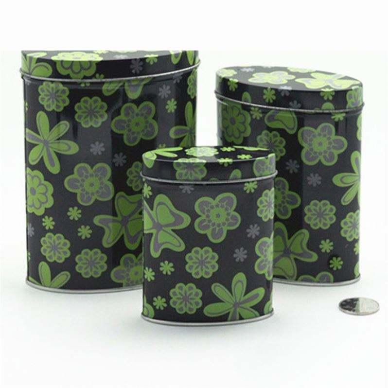 Custom Print Fancy Oval Shaped Gift Tin Box Tea Candy Chocolate Metal Can High Grade Round Candle Gift Packaging Tin Box - 图片 4