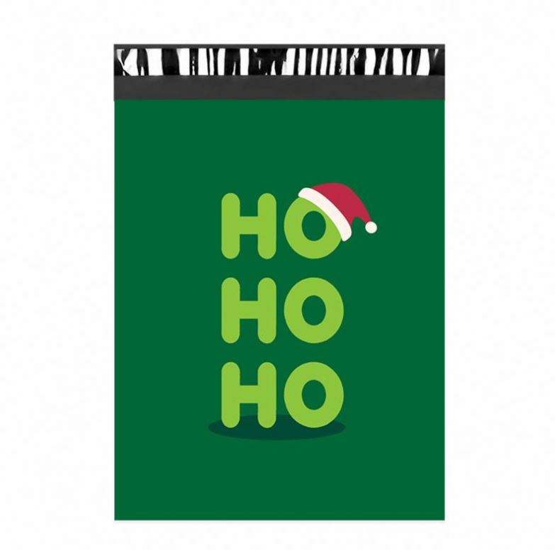 Merry Christmas 10x13 Inch Poly Mailers Shipping Envelopes Boutique Custom Bags - Image 4