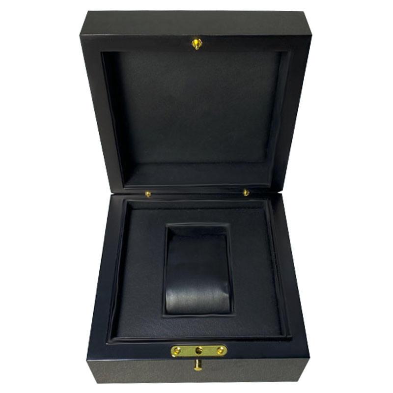 Highest quality black wooden Watch Package Box Luxury brand Gift watch case With accessory certificates with bags - Image 3