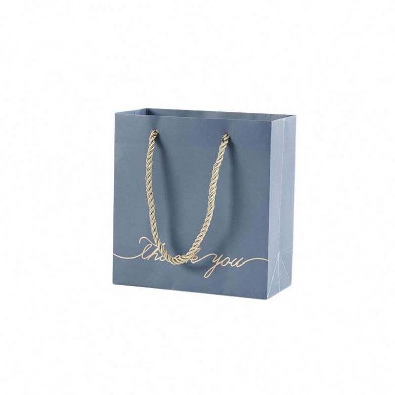 Manufacturer Custom color cheap fancy Luxury Printed Gift Shopping Paper Gift Bag with handles - 图片 5
