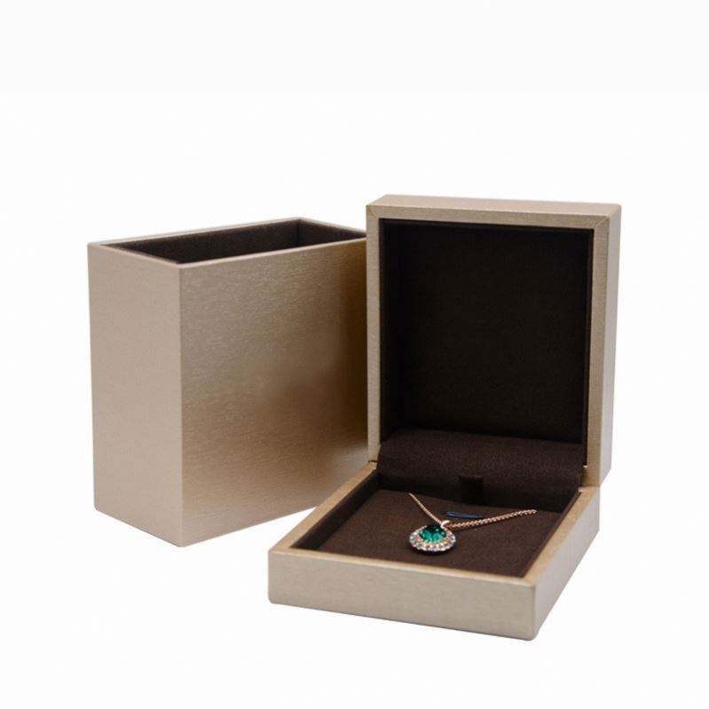Luxury Black Custom Logo Magnetic Closure Gift Box For Jewelry Necklace - Image 2
