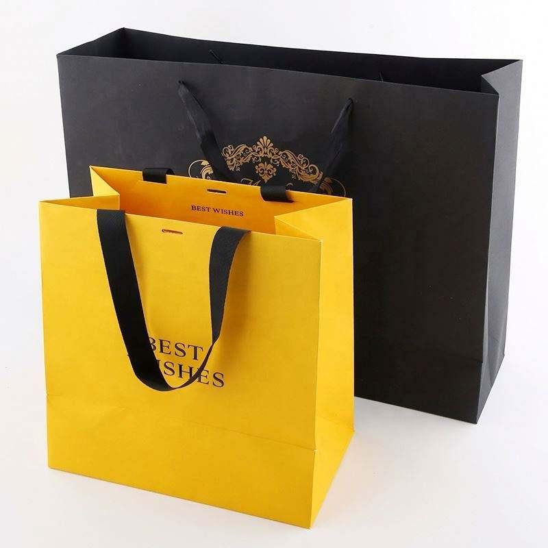 BT customized retail promotional wholesale luxury shopping gift paper bag custom print logo