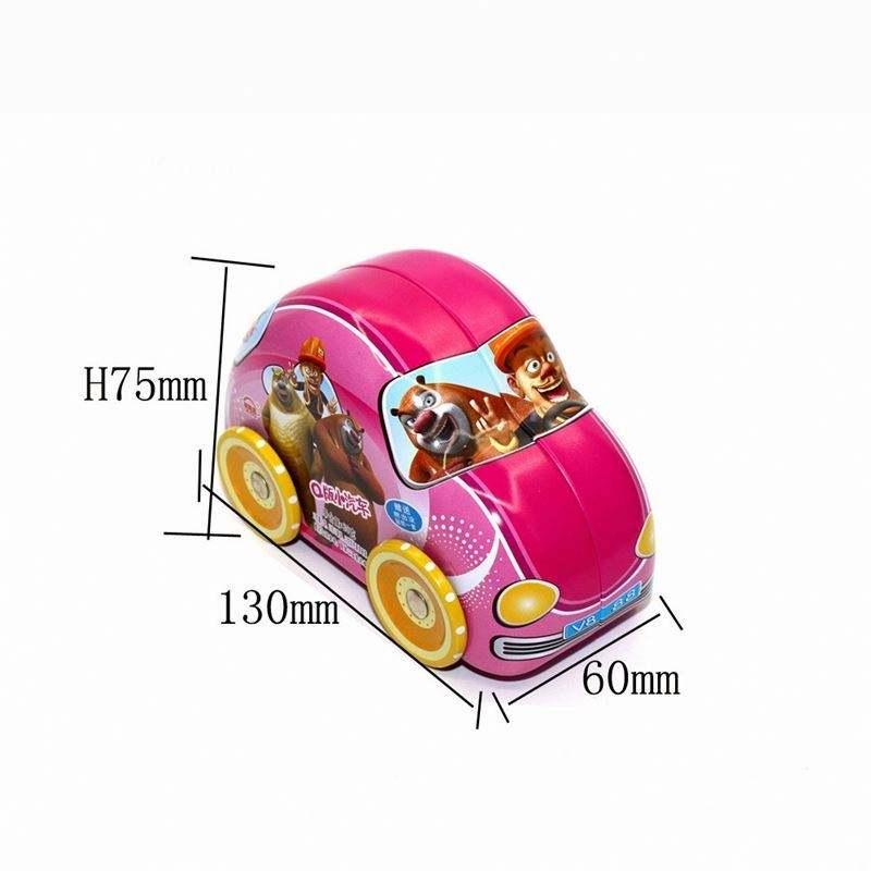 Promotion Car Shape Coin Metal Tin Box For Toy Canned Food Each Tin Box In A Poly BagProper Quantity Into An Exporter Carton - 图片 6