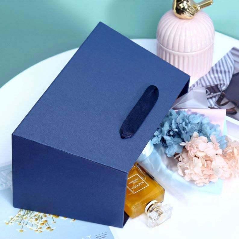 Red Wine Box Corrugated Paper Packaging Portable Gift Box Custom Wine Glass Gift Box For Wine - Image 4