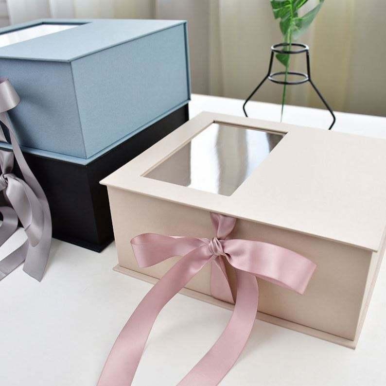 Ready To Ship!! New Creative Flower Square Korean Gift Box Wedding Chocolate Packaging Cardboard Box Valentine's Day Flower Box - 图片 6