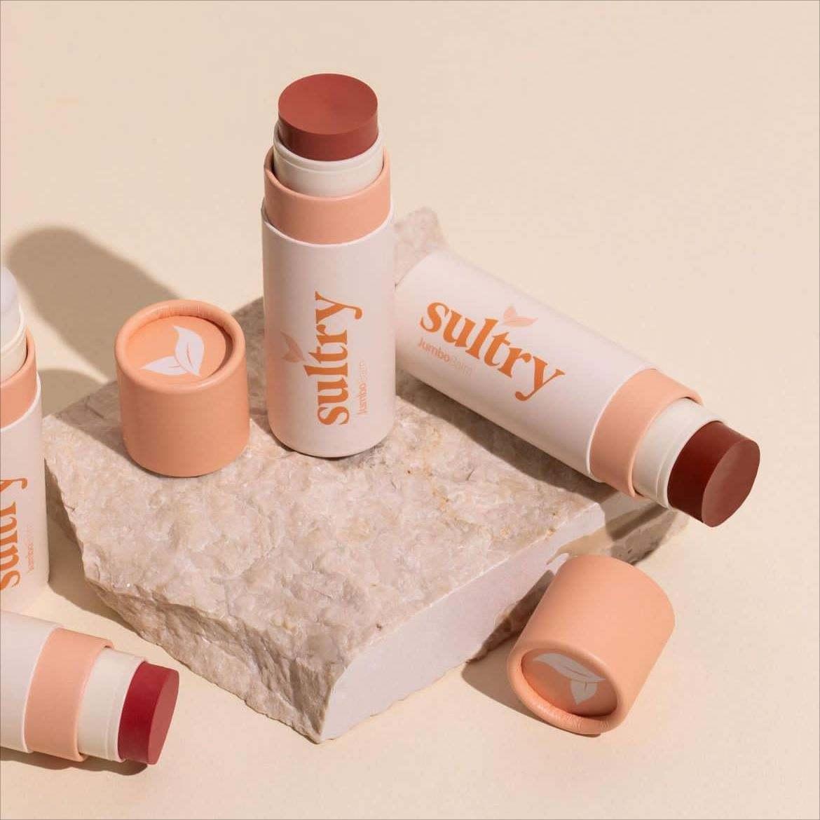 Pink Cosmetic Packaging Paper Deodorant Stick Tube For Deodorant Blusher Stick - 图片 3