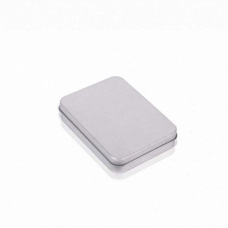 Wholesale Custom Rectangle Tin Box Gift Candy USB Packaging Metal can Tinplate Box With Window - 图片 3