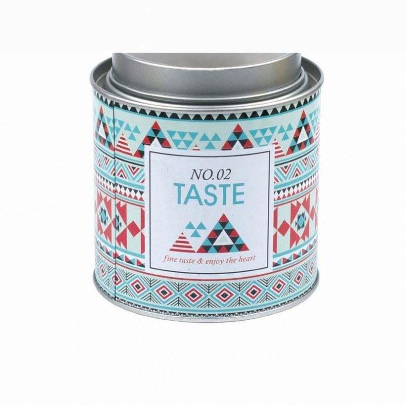 Wholesale Airtight Customized Cylindrical Airproof Metal Tin Coffee Tea Box Round Black Tea Tin Can With Plug In Lid - Image 2