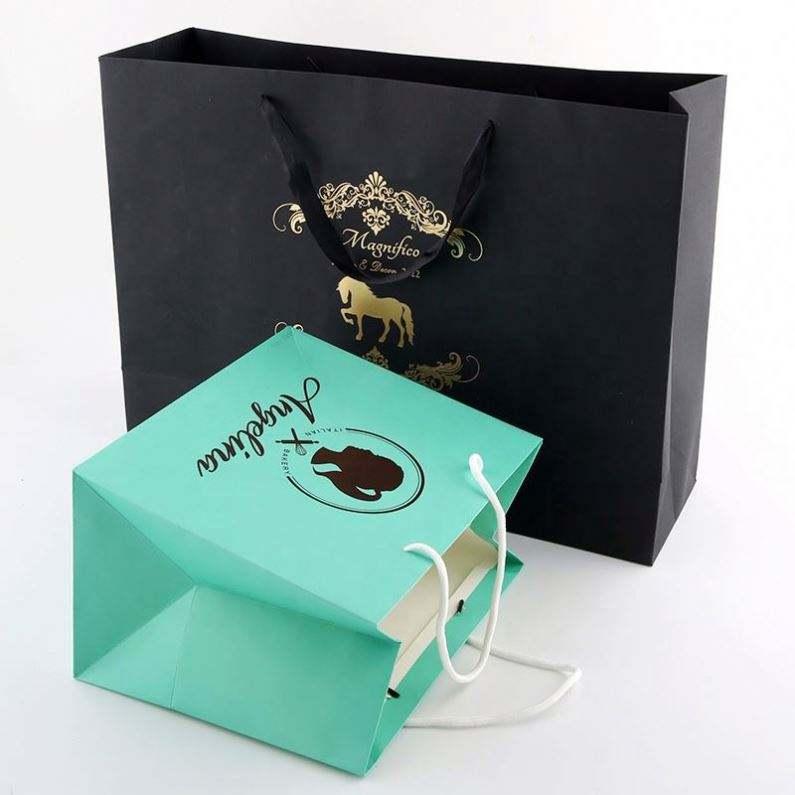 BT customized retail promotional wholesale luxury shopping gift paper bag custom print logo - Image 2