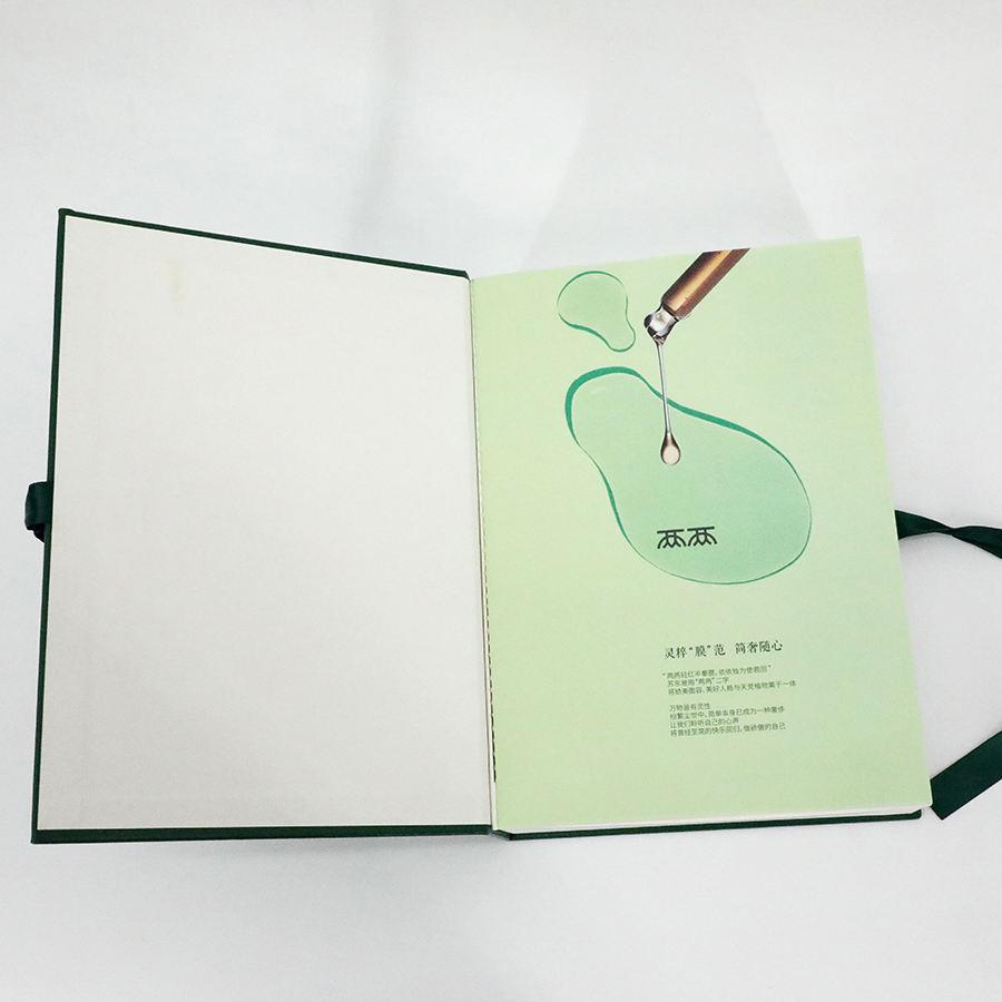 Customized Flip Top Premium Gift Box Hard Green Ribbon Book Shaped Gift Box for Bridesmaid Present Packaging - 图片 6