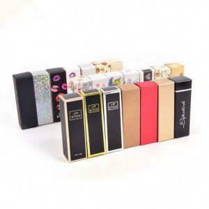 Wholesale Custom Printed Luxury Cosmetic Lipgloss Lipstick Packaging Paper Box