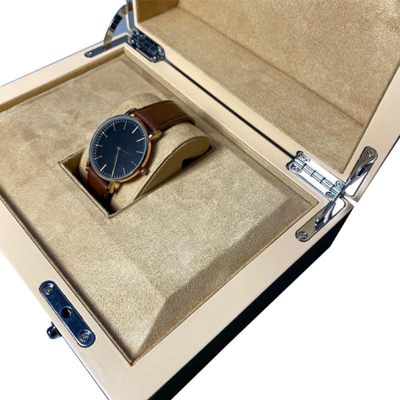 Custom logo green lacquered watch box Unique Wooden Luxury Watch Storage Case Gift Packaging Wooden Watch Box - Image 4
