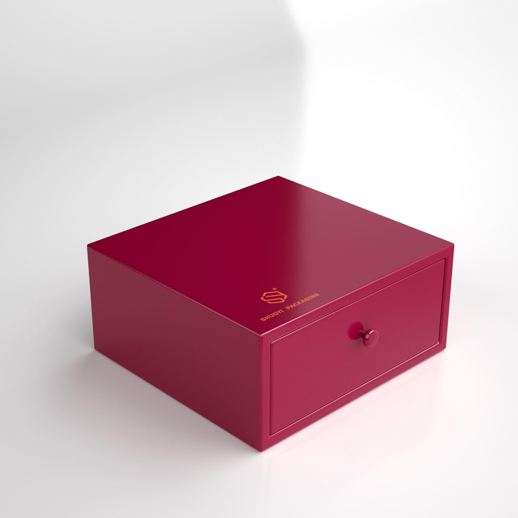 Square Mdf Wooden Box For Bracelet Premium Luxury Bracelet Wood Display Box - Image 4