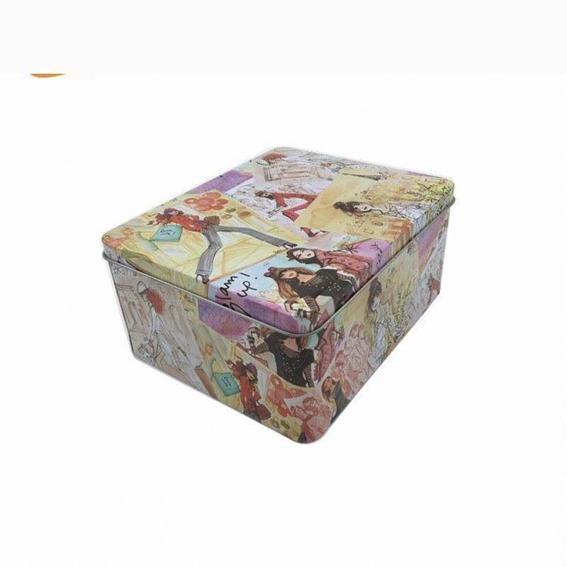 Wholesale Custom Printed Tinplate Box Multi-functional Box Packaging tin boxes for cookies chocolate candy packaging tin can - Image 3
