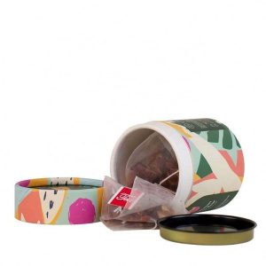 Biodegradable Food Grade Tea Cylinder Packaging Custom Kraft Paper Tube Round Tube