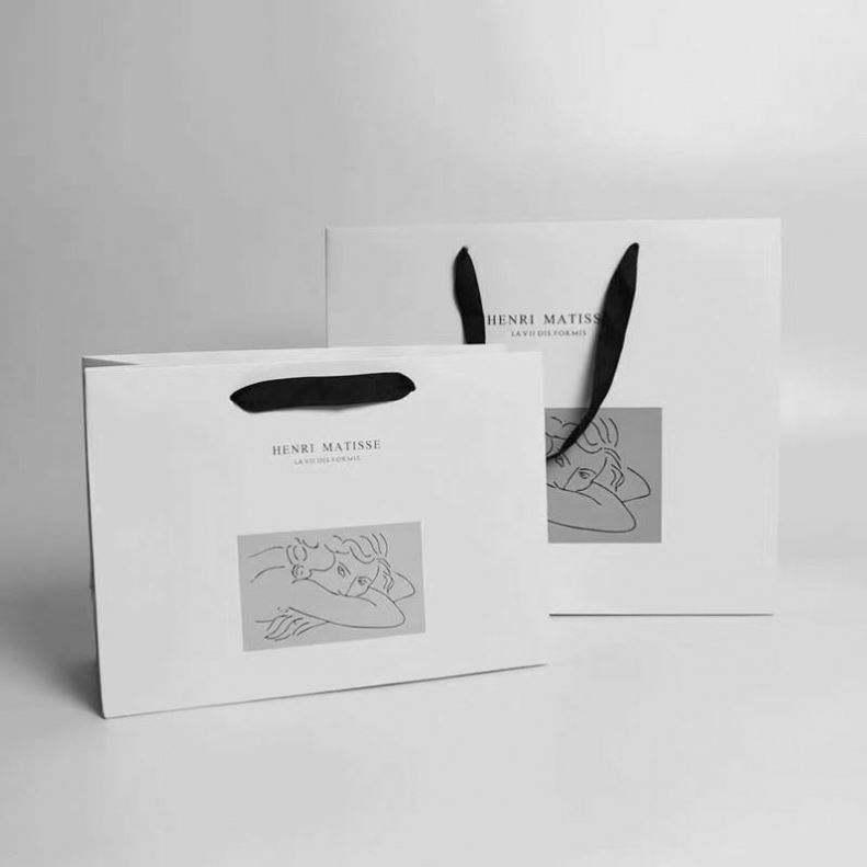custom logo printing gift shopping paper bags for hair extension packaging - Image 3