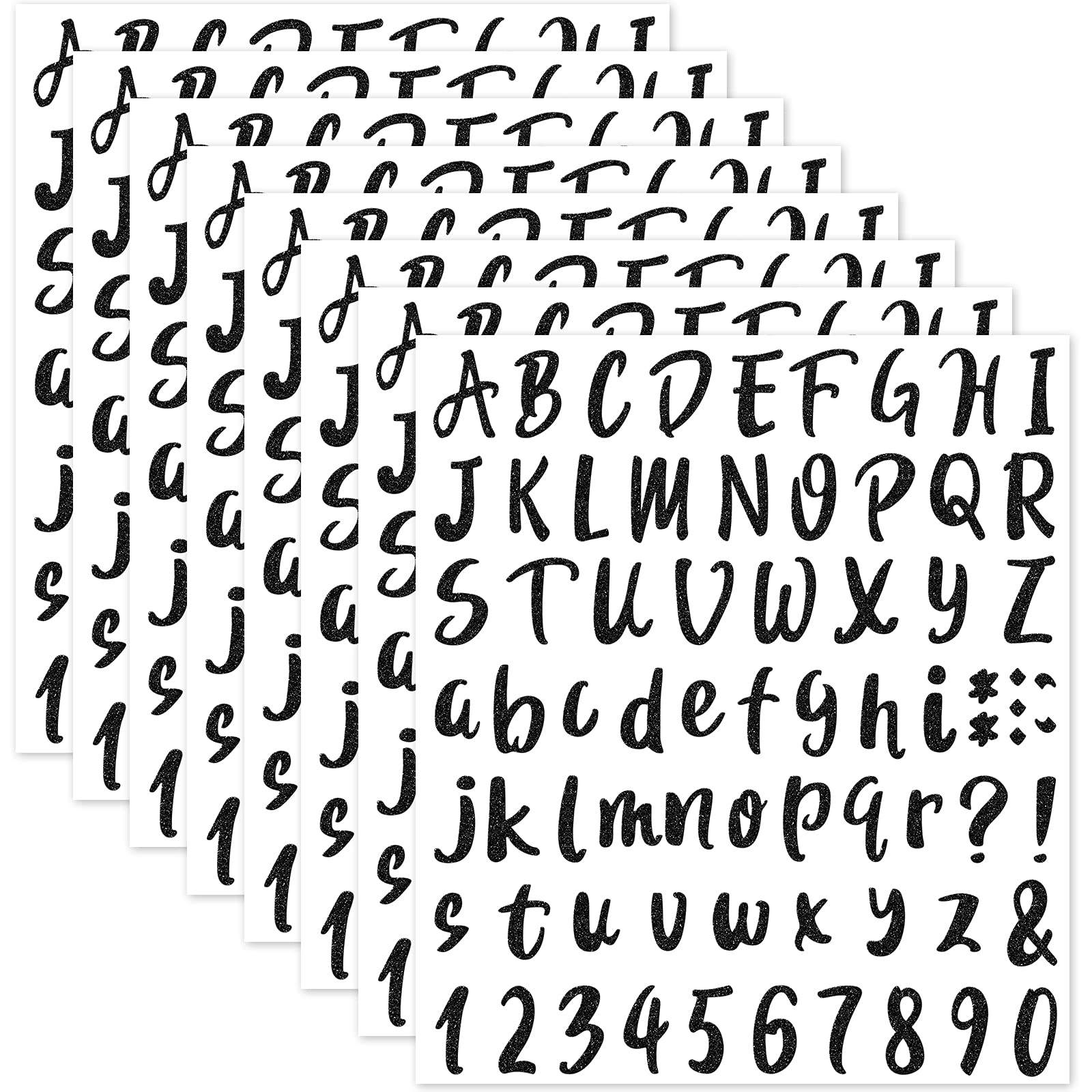 New Design Custom English ABC Alphabet Diy Adhesive Vinyl PVC Letter Stickers - Image 4