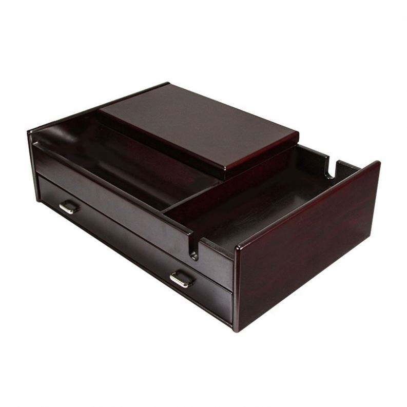 Custom wood jewelry box packaging organizer high quality jewelry packaging wooden storage box - Image 2