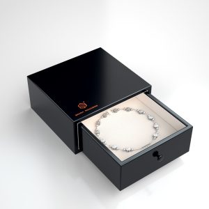 Square Mdf Wooden Box For Bracelet Premium Luxury Bracelet Wood Display Box