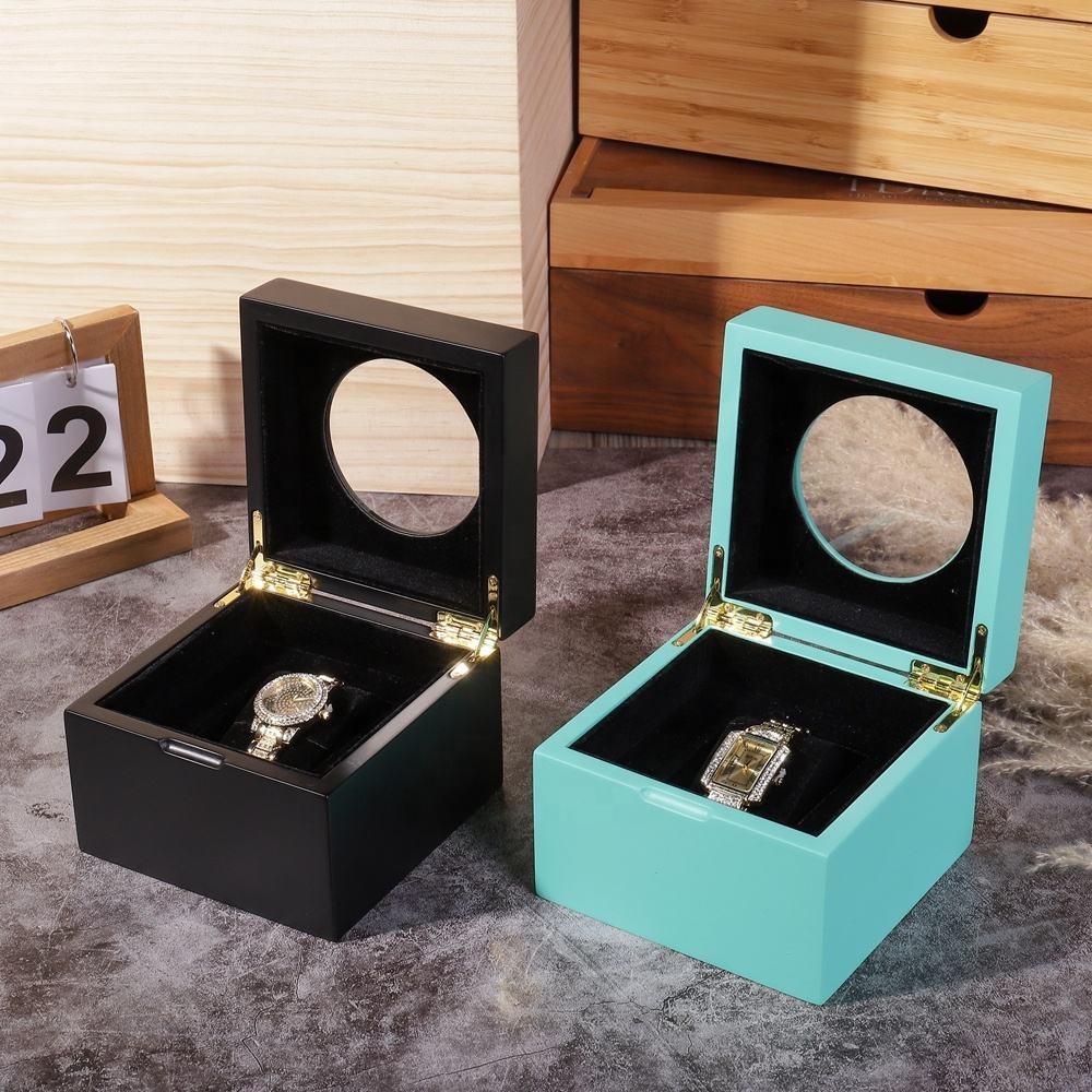 High quality luxury watch box for men's gifts wooden watch organizer box luxury - Image 7