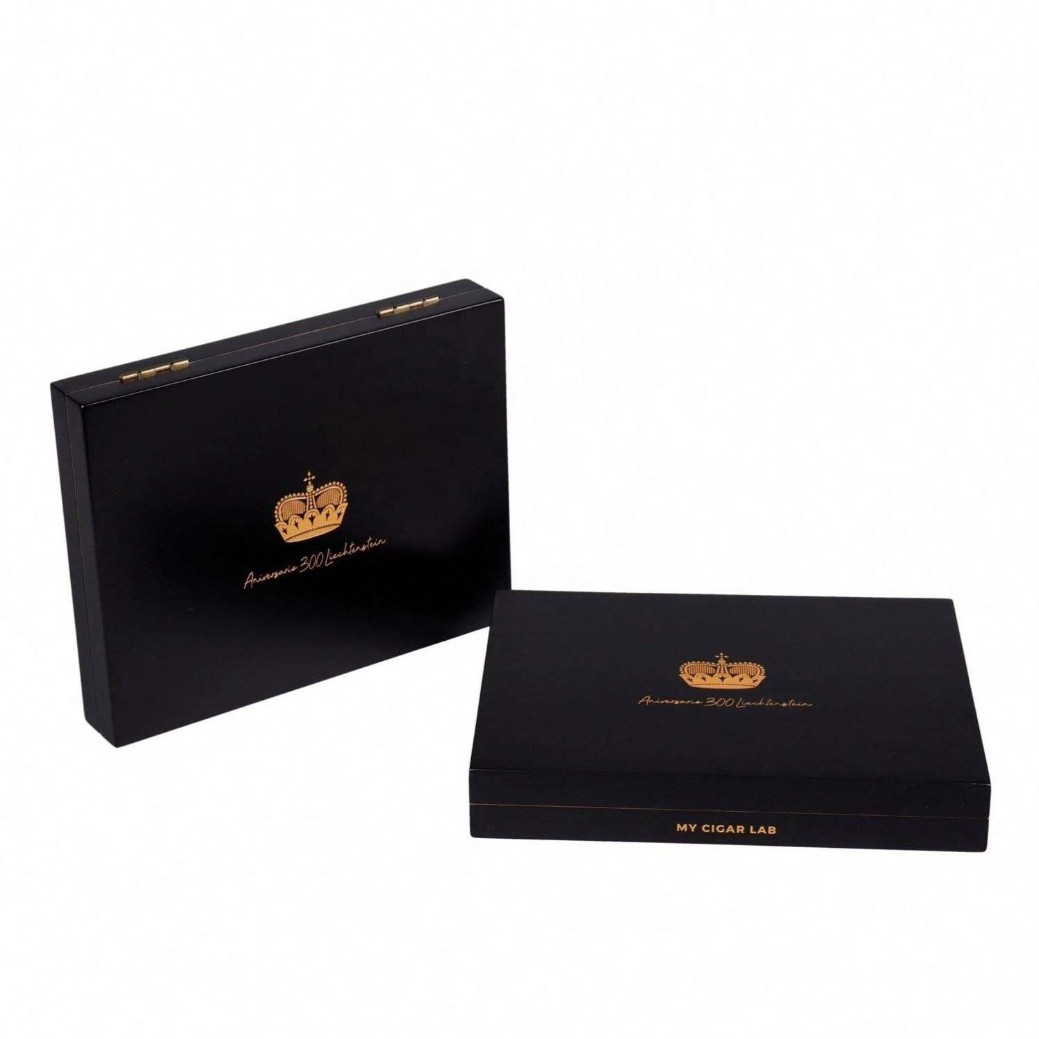 High-end mahogany exquisite workmanship with lid wooden environmental protection paint 10 humidors - Image 4