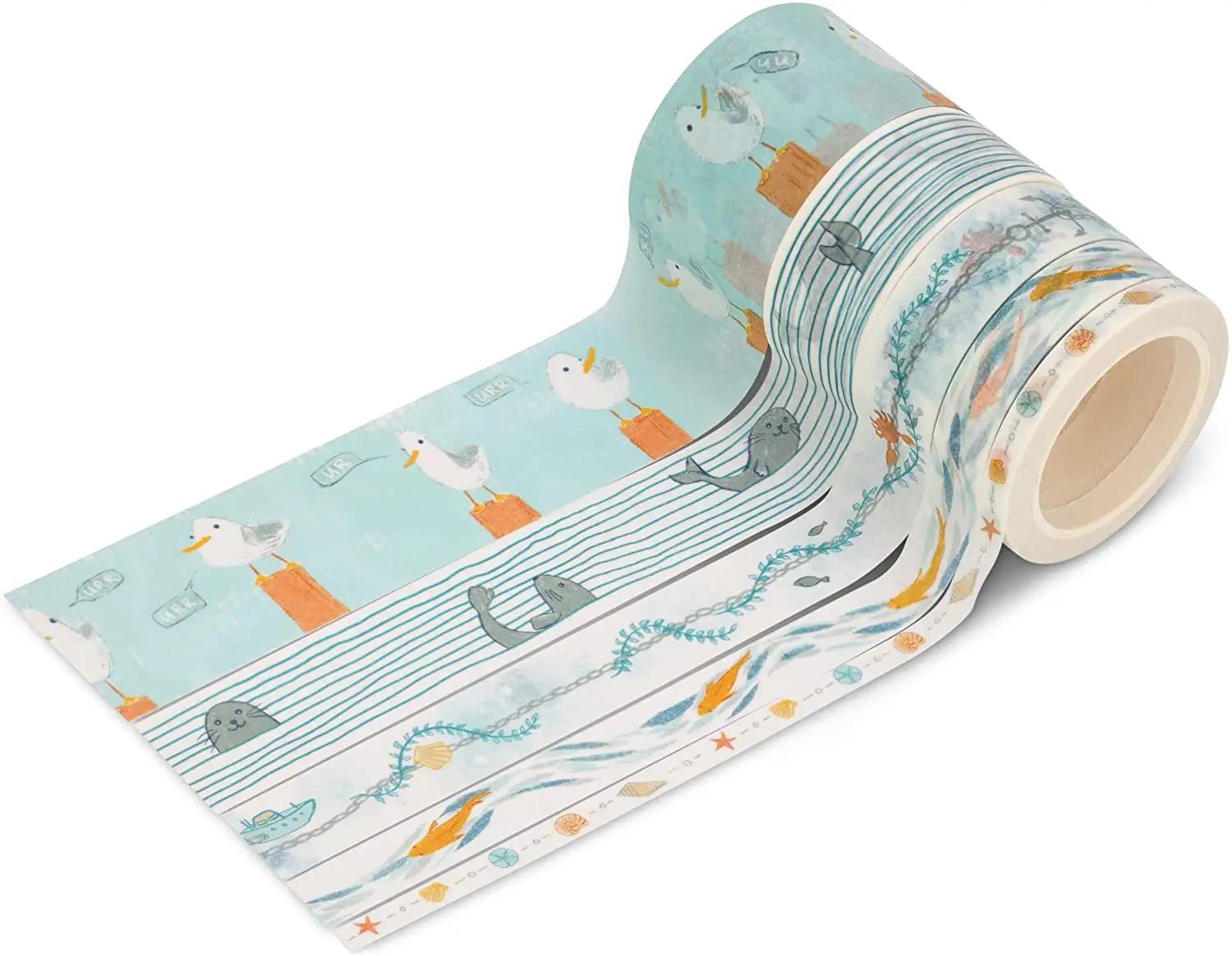 OEM logo custom packaging custom printed washi tape custom printing washi tape set - Image 3