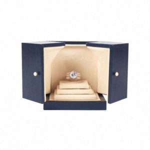 Personalized wedding ring boxes jewelry packing box