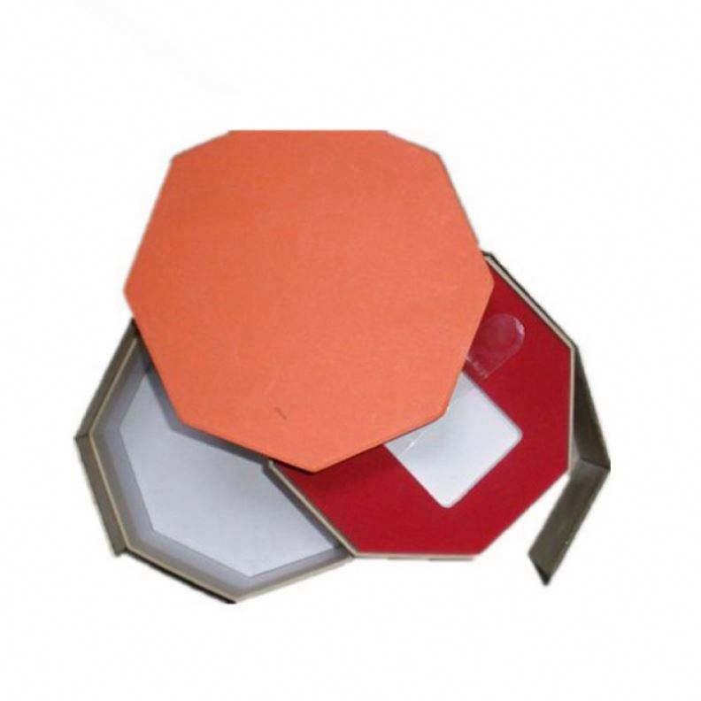 Luxury Premium Custom Brand Octagonal Rigid Cardboard Jewelry Packaging Gift Box with Foam Tray - Image 2