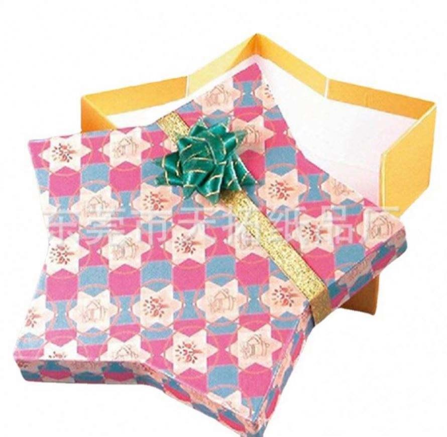 Christmas Decoration Cards Full Color Desgin Logo Recycled Cardboard Paper Gift Box