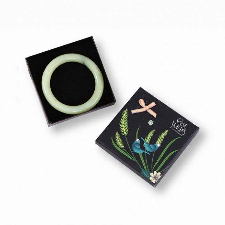 Wholesale High Quality Black Custom Logo Ring Necklace Jewelry Packaging Box - Image 3