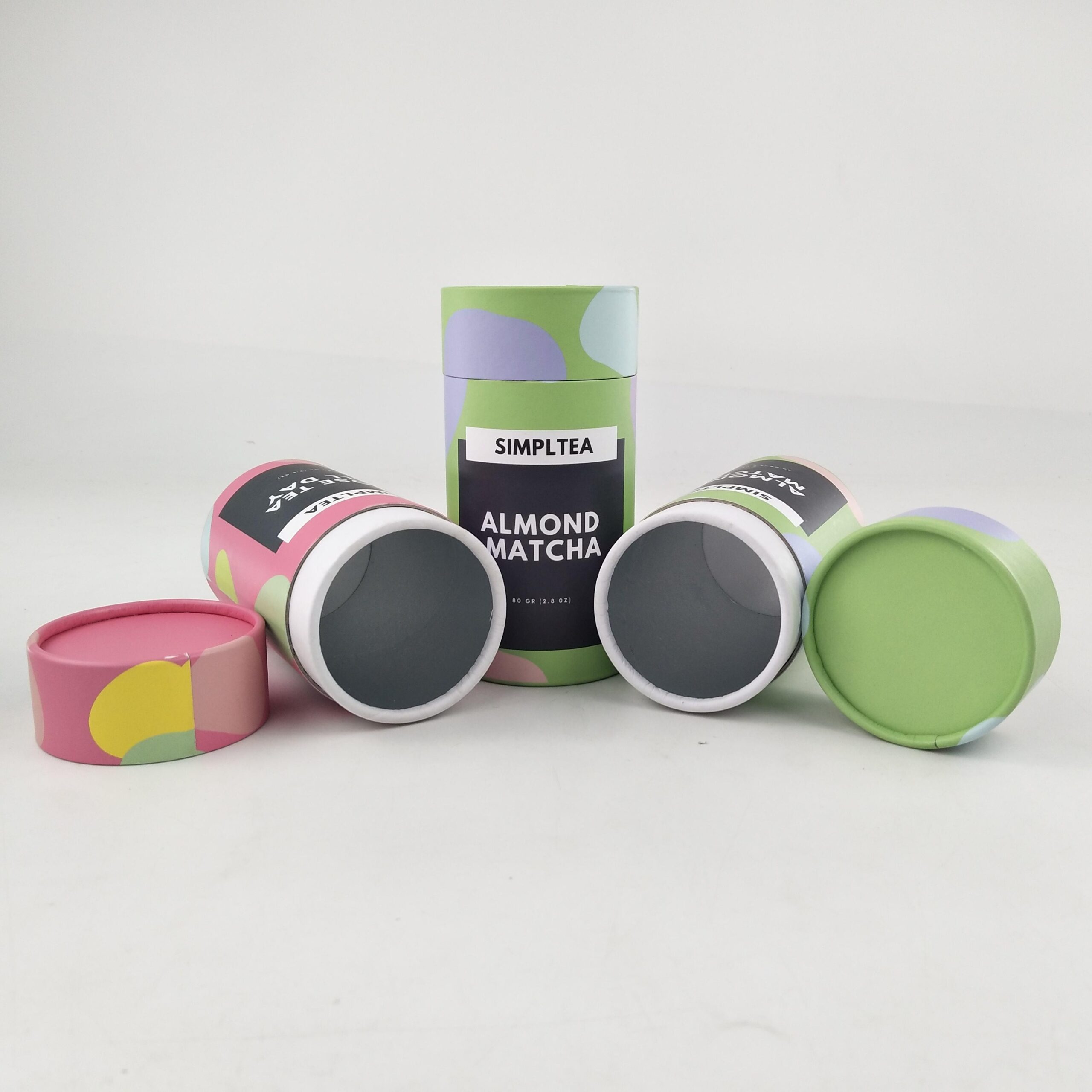 Factory Round kraft paper tube packaging for tea biodegradable cardboard paper tube - 图片 5