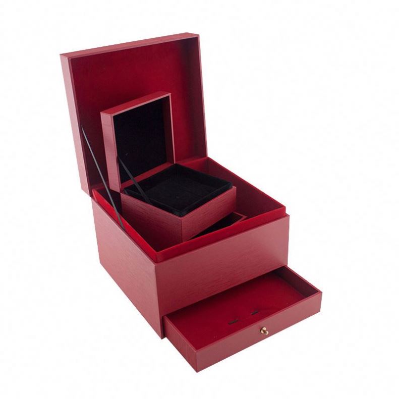 High Quality Jewelry Packaging Box Cardboard Drawer Box for Watch Gift Jewel Case