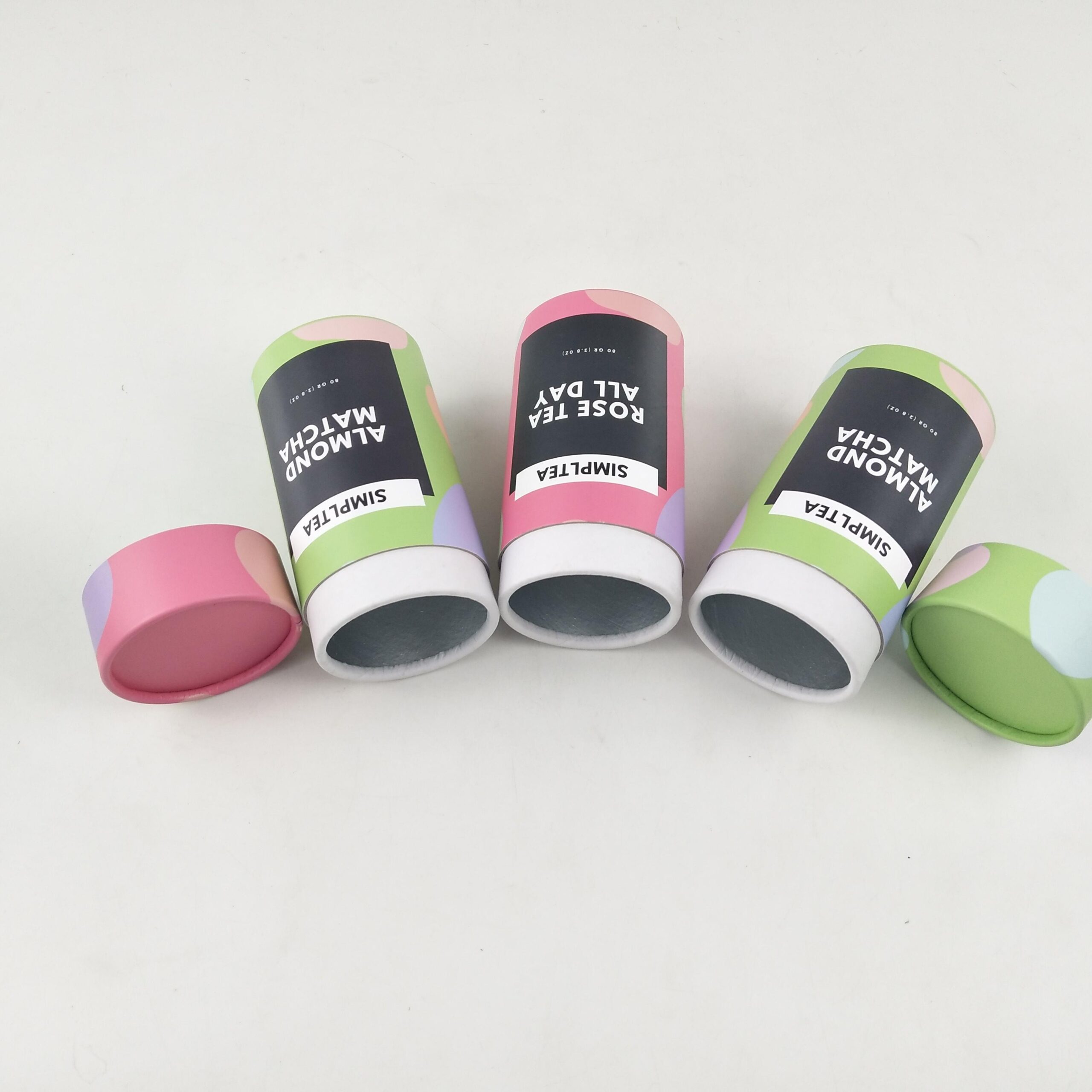 Factory Round kraft paper tube packaging for tea biodegradable cardboard paper tube - 图片 7
