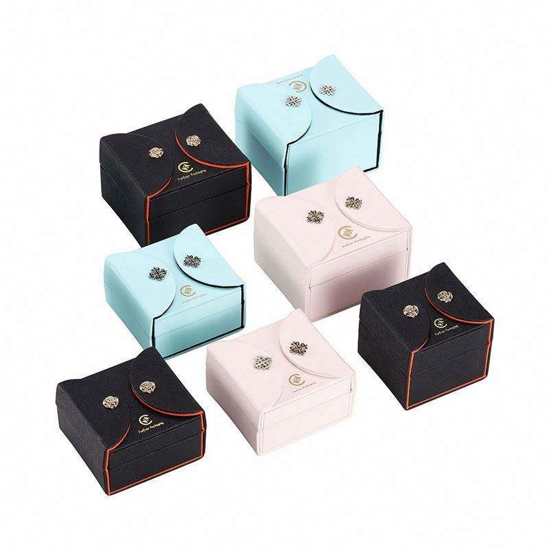 Custom new design leather jewellery boxes packaging with logo - Image 5