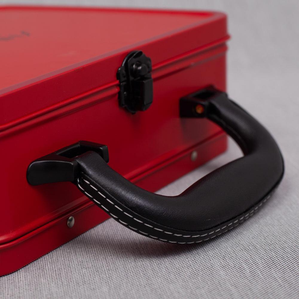 Wholesale luxury custom printed empty lunch tin box metal tin box with handle - 图片 7