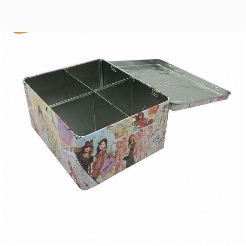 Wholesale Custom Printed Tinplate Box Multi-functional Box Packaging tin boxes for cookies chocolate candy packaging tin can - Image 4