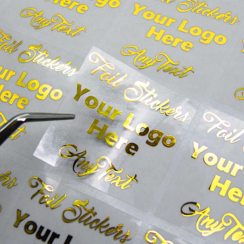 Wholesale customized sizes personalized transparent waterproof logo stickers printed business labels accept customization - Image 6