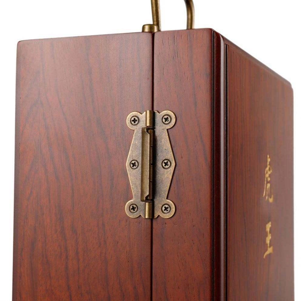 Custom Laser Logo Birch Wood Single Wine Bottle Gift Packaging Wooden Wine Box - Image 7